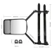 Pair Car Extend Rear View Mirrors Adjustable Additional Exterior Mirror for All Standard Vehicles RVs Caravan Car Trailer Towing Mirrors