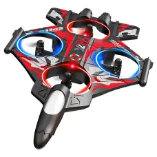 YLR/C YL85 YL86 WiFi FPV EPP Glider with LCD Screen Controller HD Camera Gliding Hovering Headless Mode 360 Rolling LED 2.4G RC Remote Control Drone Airplane Quadcopter Stunt Fighter RTF