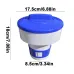 Pool Chlorine Dispenser Floating Chlorine Dispenser Large Capacity Pool Tablet Floater For Chlorine Tablets Cleaning Swimming
