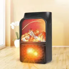 Portable Electric Heater 400W Ceramic Space Heater Plug-in Electric Heater For Home Fan Thermostat Control Fireplace Heater