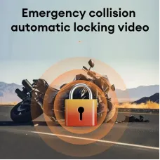 3.0" Motorcycle Dash Cam 1080P HD Dual Lens Waterproof DVR Camera Front Rear Camera Video Motorcycle Driving Recorder with 32G Memory Card