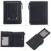BULLCAPTAIN Genuine Leather Wallet for Men,Small Coin Purse,Mini RFID Card Holder,High Quality Hardware Card Wallet