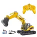 Huina Toys 1535 RTR 1/14 2.4G 15CH RC Car Excavator Alloy Bucket Simulated LED Light Remote Controlled Engineering Vehicle Toys Model Collection Gift For Boys