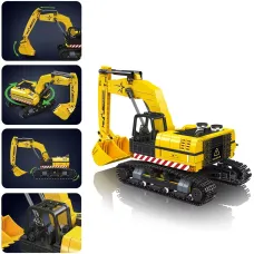 Mould King 24089 705PCS Excavator Model Building Blocks Assembly Kit Bricks Set Creative Construction Toy for Kids Adults Gift