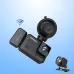 1080P 3 Channel Dash Cam Front and Rear Inside Full HD Recording With Night Vision Wifi Driving Recorder High-Definition Video Parking Monitoring With Night Vision