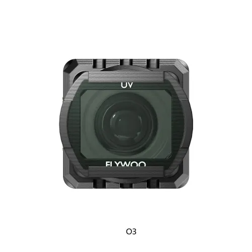 FlywooO3 Wide Angle Lens 155 FOV Ultra Lightweight 7.6g with UV ND8 ND16 ND32 Filter Set for DJIO3 FPV Racing Drones