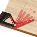 Adjustable Set Square Scriber Aluminum Alloy Movable Angle Protractor Carpentry Measurement Tool for Angle Finding and Line Scribing