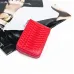 Business PU Leather ID Credit Card Holder Handbag Multi Card Leather Coin Purse Vertical Imitation Snake Texture Zipper Organ Bag