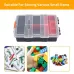 11 Grits Plastic Tool Sorting Box PP Material Ideal for Jewelry Hardware Parts Small Toys Fishing Gear Storagets