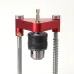 ENJOYWOOD All Aluminum Alloy Adjustable Woodworking Drill Locator Pro Auto Line Drill Guide Puncher Mini Bench Drill Press Precise Positioning Tools Hole Drill