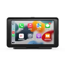 Android Smart 7-inch Wireless Carplay Car Center Console Dash Cam with 1080P HD Playback with Dual Lens MP5 Multimedia