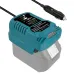 DC 12V/24V Mini Compact Car Charger for 18V LXT Batteries BL1815 BL1830 BL1860 with LED Indicator Portable Charging