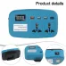 Portable Power Inverter 1100W AC 220V High Efficiency Compact Design Random Color Lightweight Camping Travel Power Solution