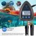 Tuya WiFi Bluetooth 5 in 1 Water Quality Monitor PH EC SALT SG Temperature Multi Function Water Analyzer APP Control for Aquarium Aquaculture Hydroponics Swimming Pool