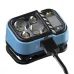 Bikight Rechargeable Fishing LEHeadlamp With Sensors and Battery Indicator Super Bright Camping Light Using XPG+COB Lamp Beads