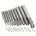 10PCS 4 Flutes End Mill Bits 2-12mm Straight Milling Cutter Straight Shank Drill Bits for Wood / Steel / Titanium