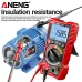 ANENG MH17 Insulation Multimeter True RMS 19999 Count Megohmmeter AC DC Voltage Tester Capacitance Resistance Rechargeable Lithium Battery High Voltage Alarm Backlit LCD Auto Ranging Flashlight
