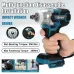 Drillpro 18V 0-3200RPM Cordless Impact Wrench Driver Brushless Motor With LED Light Electric Wrench Adapted for Makita DTW285Z