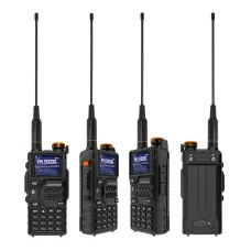 Baofeng K5 Plus Dual Band High Power Walkie Talkie Long Range 2500mAh Rechargeable NOAA Two-way Radio Portable Transceiver EU Plug