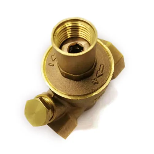 DN20 Brass Water Pressure Regulator Adjustable Valve 25mm Threaded Connection with Pressure Gauge Soft Seal for Water Oil Gas