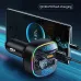 Dual Display Car bluetooth V5.0 FM Transmitter 20W PD + QC3.0 USB Car Charger 7 Colors RGB Backlit Light HiFi Music MP3 Player