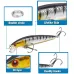 10PC9g 10cm Floating Fishing Lures Set Artificial Hard Fish Bait