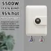 Tevorex 5500W 220V  Instant Water Heater with Shower Head Portable Electric Heater with LED Touch  Screen for Bathroom & Home