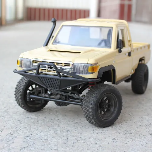 QY3D Upgraded Simulation Front Bumper Protector for TOYOTA Land Cruiser LC79 MNRC MN82 1/12 RC Car Vehicles Models Parts