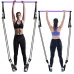 KALOAPortable Yoga Pilates Bar Stick with Resistance Band Home Gym Muscle Toning Bar Fitness Stretching Sports Body Workout Exercise