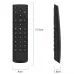 MK27 Dual Mode Voice Remote Control Air Mouse with Gyroscope 2.4G/bluetooth IR Learning USB Dongle Universal Smart TV Android Box Voice Search White Backlight