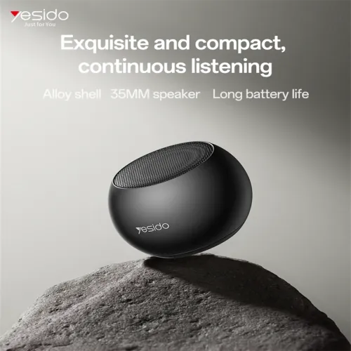 Yesido YSW33 Wireless Bluetooth Speaker Small Steel for Cannons Speaker 35MM Speaker Full-Range Unit Bluetooth Speaker