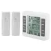 Home Indoor Wireless Digital Audible Alarm Refrigerator Thermometer with 2PCS Sensor Min/Maximum Display
