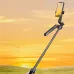C17 Mobile Selfie Stick with Tripod 360 Rotary AI Facial Tracking Aluminum Alloy Wide Angle Live Broadcast Shooting Camera Three-pin Selfie Stick