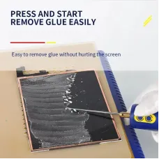 IR14 Electric Spinning Rod OCA Film Glue Remover LCD Screen Cleaning Tool Adjustable Speed Built In Battery Type C Charging LED Lighting