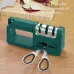 4-in-1 Knife Scissors Sharpener Knife Sharpener Fast Knife Dual-Purpose Ceramic Knife Sharpening Rod Multi-Function Kitchen Knife Hand-Held Whetstone