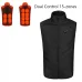 Winter Heated Vest USB Electric Heated Jacket 4/ 15 Heating Zones Adjustable Temperature Winter Warm Vests