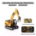 TRASPED HG4-301 RTR 1/64 2.4G Mini RC Excavator Alloy Bucket 270 Rotation Support App Remote Controlled LED Light Sound Engineering Vehicles Two Speed Desktop Toys Model Collection Gift For Boys