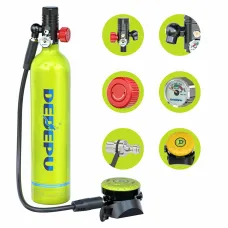 UDirect DEDEPS5000PLUS-1L Scuba Tank Gear Diving Equipment Underwater Outdoor Mini Dive Scuba Cylinder Diving Air Tank