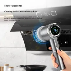Tevorex Electric Cordless Scrubber with 6 Brush Heads, IPX7 Waterproof, Rechargeable Cleaning Brush for Tile, Grout & Stubborn Stain Removal