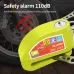 Smart Bicycle Disc Brake Lock 110dB Loud Alarm Anti-thief Protection Aluminum Alloy Waterproof Reminding Rope Lock for Bike Motorcycle