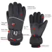 Motorcycle Heated Glove Waterproof Rechargeable Heating Thermal Gloves for Outdoor Warm Windproof Cycling