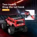TRASPED HG4-221/222 RTR 1/64 2.4G Mini RC Car Alloy Shell Hummer Off-Road Climbing Truck Support App Remote Controlled LED Light Simulated Vehicle Three Speed Cruise Control Desktop Toys Model Collection Gift For Boys