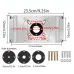 Aluminum Alloy Router Tablet Insert Plate for Woodworking Benches for Trim Routers Wood Trimming Milling Tools with Accessories