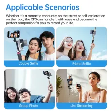 SHIMBOL CP5 1080p Full HD 5'' Touch Screens Rear Camera Selfie Monitor for Vlog Live Streaming Compatible for iPhone Android