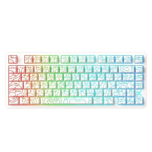 MCHOSE Jet 75 Hall Effect Magnetic Switch Mechanical Keyboard 80 keys RGB Gasket Structure 8K Polling Rate 0.1ms Ultra-Low Latency Wired Custom Gaming Keyboard