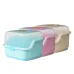Baby Portable Bottle Drying Racks With Anti-dust Cover Large Nursing Bottle Storage Box Baby Dinnerware Organizer