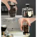 7Pcs Set Rotating Base Spice Seasoning Jar Set Kitchenware Creative Multifunctional Rotating Glass Spice Box Jars Set for Spices Pepper