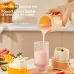 450ML Small Portable Multi-function Juicer Cordless Electric Juicing Cup with Removable Straw Strong 6-Blade Precision Steel Blade