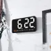 Large Display Led Digital Wall Clock Brightness Adjustable Voice Control Display Temperature Desktop Alarm Clock