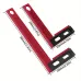 200mm/300mm Carpenter L Shaped Metric Square Right Angle Ruler Hole Positioning Scribing Ruler Layout Measuring Tool